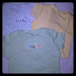 Pack of 3 unisex onsies